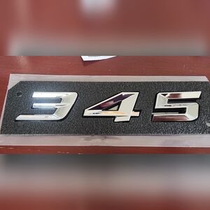 345 Adhesive Back badge emblem